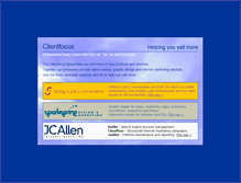 Tablet Screenshot of clientfocus.com